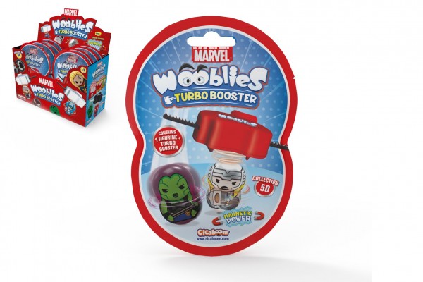 Wooblies s turbo vystřelovačem kov 4cm magnetické postavičky mix druhů v sáčku 12ks v boxu