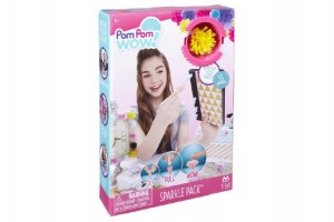 Kreativn sada Pom Pom Wow nalepovac stapce 55ks v krabici 14x20x4cm