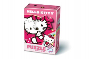 Puzzle Hello Kitty 20 dlk v krabice 10x15cm
