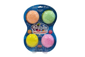 PlayFoam Modelna/Plastelna kulikov 4 barvy na kart 19,5x27x3cm
