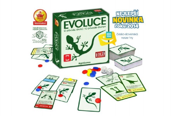 Evoluce - O původu druhů společenská hra v krabici 19x19x5cm (Hra roku 2011)
