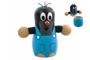 Pokladnika Krtko drevo 10cm v sku