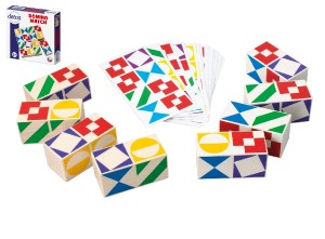 Domino match spoloensk hra drevo v krabike 15x15x3,5cm