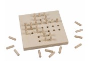 Solitér drevená hra vo fólii 10x10cm