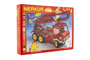 Stavebnice MERKUR FIRE Set 20 modelů 708ks 2 vrstvy v krabici 36x27x5,5cm
