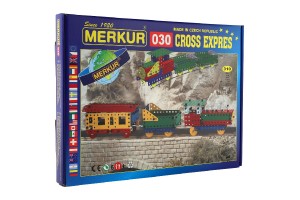 Stavebnica MERKUR 030 Cross expres 10 modelov 310ks v krabici 36x27x3cm