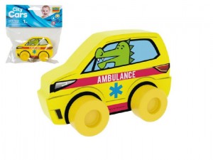 Moje prv auto Ambulancia krokodl lt pena 10cm na karte 0+