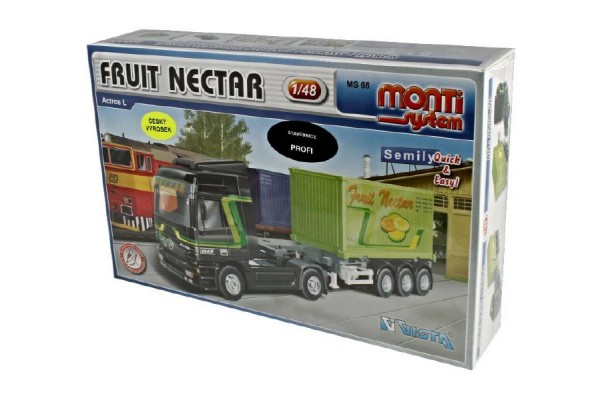 Stavebnice Monti System MS 66 Fruit Nectar Actros 1:48 v krabici 32x20,5x7,5cm