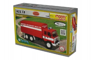 Stavebnice Monti System MS 74 Tatra 815 hasii R 1:48 v krabici 22x15x6cm