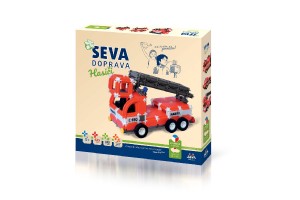 Stavebnice SEVA DOPRAVA Hasii plast 545 dlk v krabici 35x33x5cm