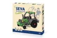 Stavebnice SEVA DOPRAVA Trakor plast 384 dlk v krabici 35x33x5cm 5+
