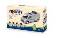 Stavebnice Monti System MS 27,5 Policie R Renault Trafic 1:35 v krabici 22x15x6cm