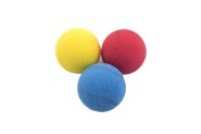 Soft míč na soft tenis pěnový průměr 7cm 3 barvy