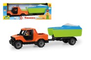 Auto Truckies pickup s vozkem a lokou plast 35cm s figurkou v krabici 24m+