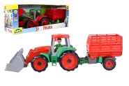 Auto Truxx traktor naklada s pvsem na seno s figurkou v krabici 53x19x16cm 24m+