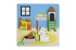Vkldaka/Puzzle deskov obrysov devn dtsk pokoj v krabice 14x20x2cm 18m+