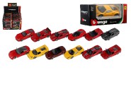 Auto Bburago 1:64 Ferrari Race & Play kov/plast mix druh v krabice 11x5x4,5cm 24ks v boxu