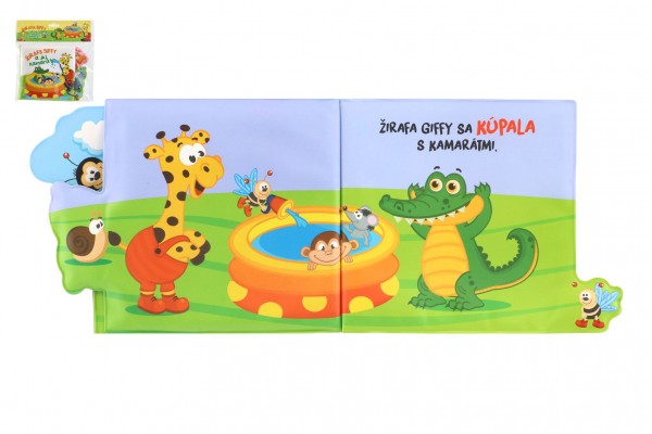 Knižka mäkká Žirafa Giffy a jej kamaráti 20x15cm v sáčku SK verzia