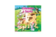 Kniha Zvieratká z farmy pre najmenších SK verzia 18x18cm