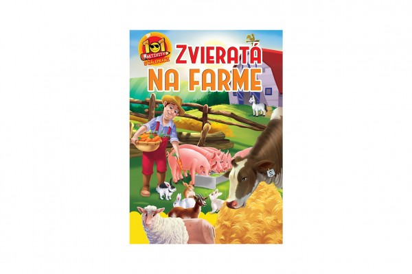 Aktivity Zvieratá na farme 101 so samolepkami SK verzia 21x30cm