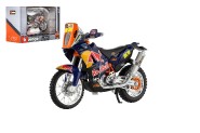 Motorka Bburago KTM 450 Rally (Dakar Rally) kov/plast 12cm v krabike 17x11x7cm