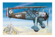 Model Morane Saulnier MS 225 1:72 9,2x15,4cm v krabici 25x14,5x4,5cm