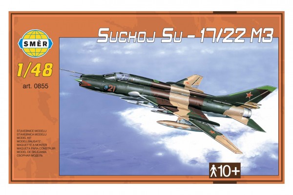 Model Suchoj SU - 17/22 M3 1:48 v krabici 35x22x5cm