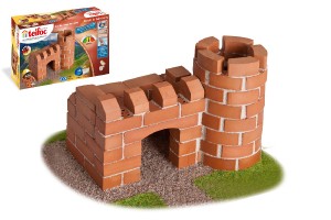 Stavebnice Teifoc Hrdeek 100ks v krabici 29x18x8cm