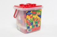 Stavebnice Cheva 22 Voln kostky plast 17x22x17cm 242ks v kbelku