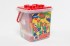 Stavebnice Cheva 22 Voln kostky plast 17x22x17cm 242ks v kbelku