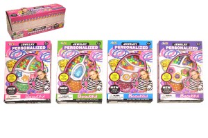 Kreativn sada korlky plast 4 druhy v krabice 12x19x2cm 24ks v boxu