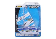 Lo do vody plast 16x19cm na baterie 2 barvy na kart