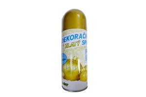 Dekoran sprej zlat 250ml 17cm