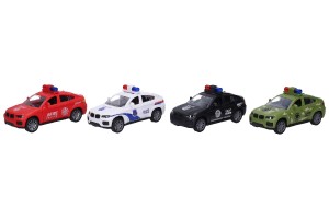 Auto zchrann plast 13cm na zotrvank 4 druhy 12ks v boxe
