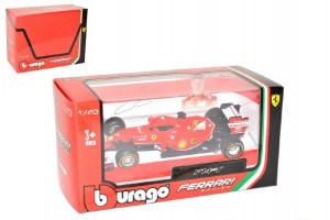 Formule Bburago Ferrari F1 kov 11cm v krabice 24ks v boxu