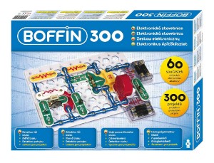 Stavebnice Boffin 300 elektronick 300 projekt na baterie 60ks v krabici 48x34x5cm