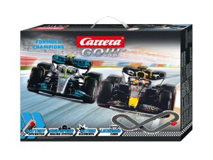 Autodrha Carrera GO!!! 63518 F1 4,3m + 2 auta na baterie  v krabici 54x36x7cm