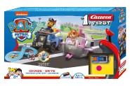 Autodrha Carrera First Paw Patrol/Tlapkov Patrola 2,4 m plast +2 aut na bat. v krabici 50x30x7cm