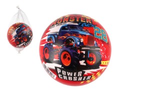 Lopta Super cars monster truck nafknut 14cm v sieke