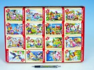 A-08521-B minipuzzle Rozprvky 54 dielikov 16,5x11cm asst 8 druhov v krabike 32ks v boxe