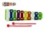 Xylofn kov / plast + 2 paliky 26cm v sku