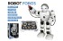 Robot RC FOBOS interaktivn chodc plast 40cm na baterie s USB v krabici 31x44x13cm CZ design
