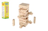 Hra vea dreven 48 dielikov spoloensk hra hlavolam v krabike 8x27x8cm