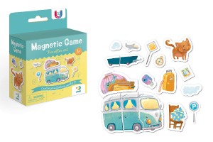 Magnetick hra Maka + cestovanie plast 20ks v krabike 10x14x5cm
