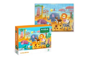 Puzzle Afrika 32x23cm 60 dlk v krabice 24x18x4cm