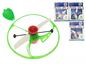 Lietajce UFO 15cm so senzorom ovldaom a USB nabjacm kblom asst 4 farby v krabike