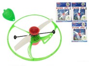 Lietajce UFO 15cm so senzorom ovldaom a USB nabjacm kblom asst 4 farby v krabike