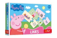 Hra Links skladaka Prasiatko Peppa / Peppa Pig 14 prov vzdelvacia hra v krabici 21x14x4cm
