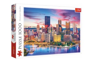 Puzzle Pittsburgh, Pensylvnie, USA 1000 dlk 68,3x48cm v krabici 40x27x6cm