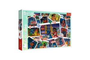 Puzzle Lilo&Stitch - Sladk spomienky 1000 dielikov 68,3x48cm v krabici 40x27x6cm